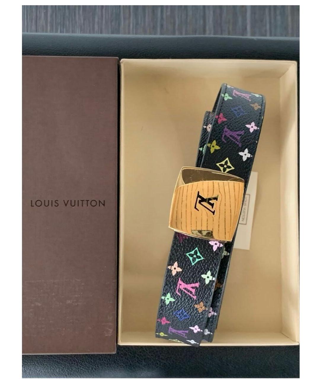LOUIS VUITTON Черный ремень, фото 4