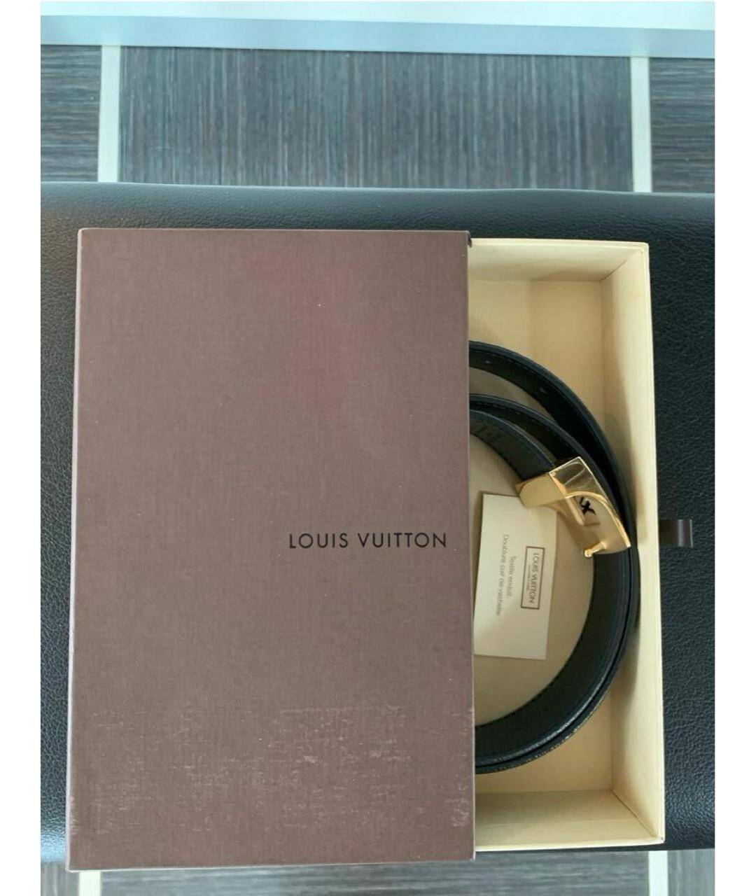 LOUIS VUITTON Черный ремень, фото 7