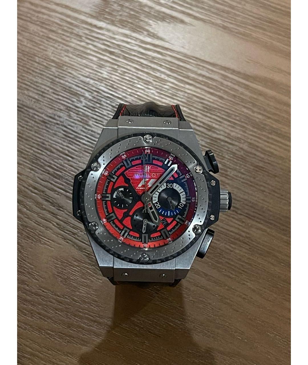 HUBLOT Черные титановые часы, фото 4