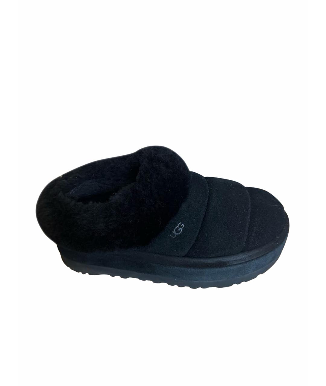 UGG AUSTRALIA Черные замшевые ботинки, фото 1