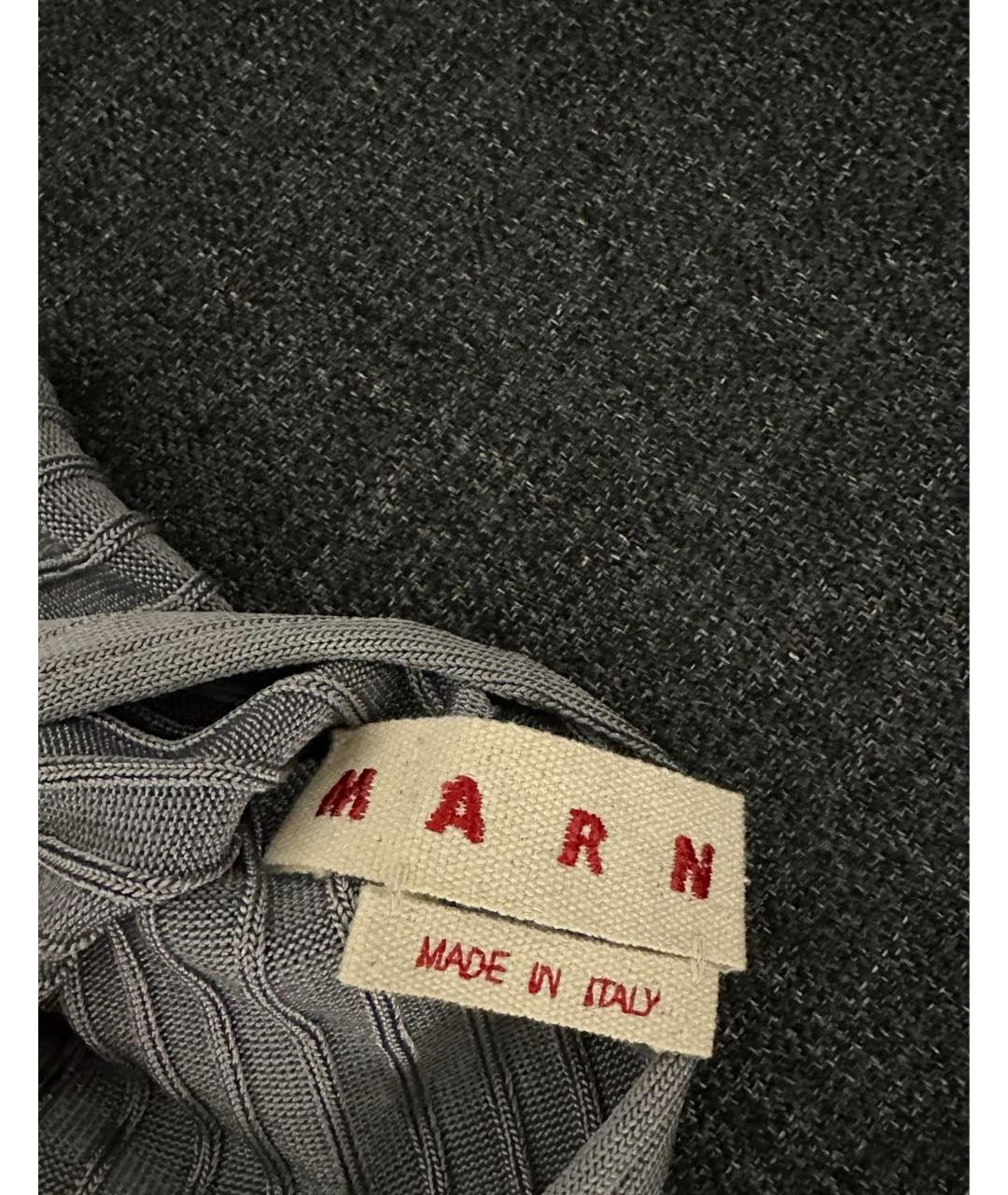 MARNI Серая майка, фото 3