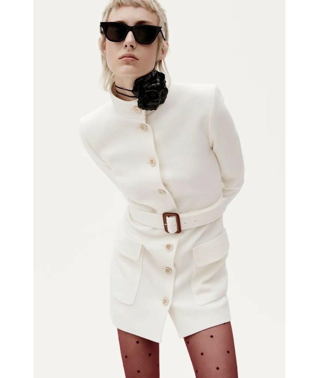 SAINT LAURENT Белый жакет/пиджак, фото 5