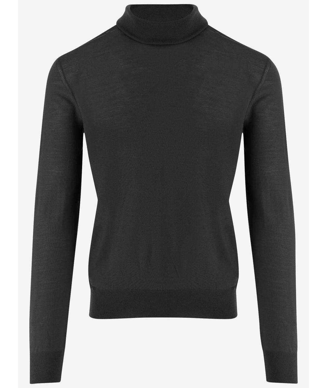 SAINT LAURENT Черный джемпер / свитер, фото 2