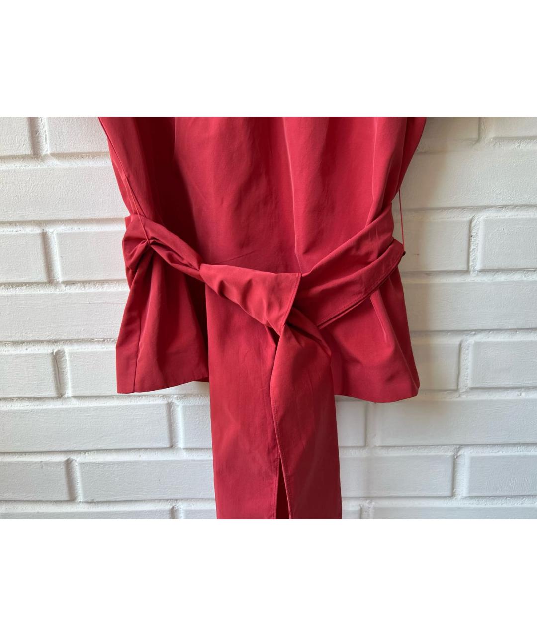 WEEKEND MAX MARA Красная хлопковая блузы, фото 5