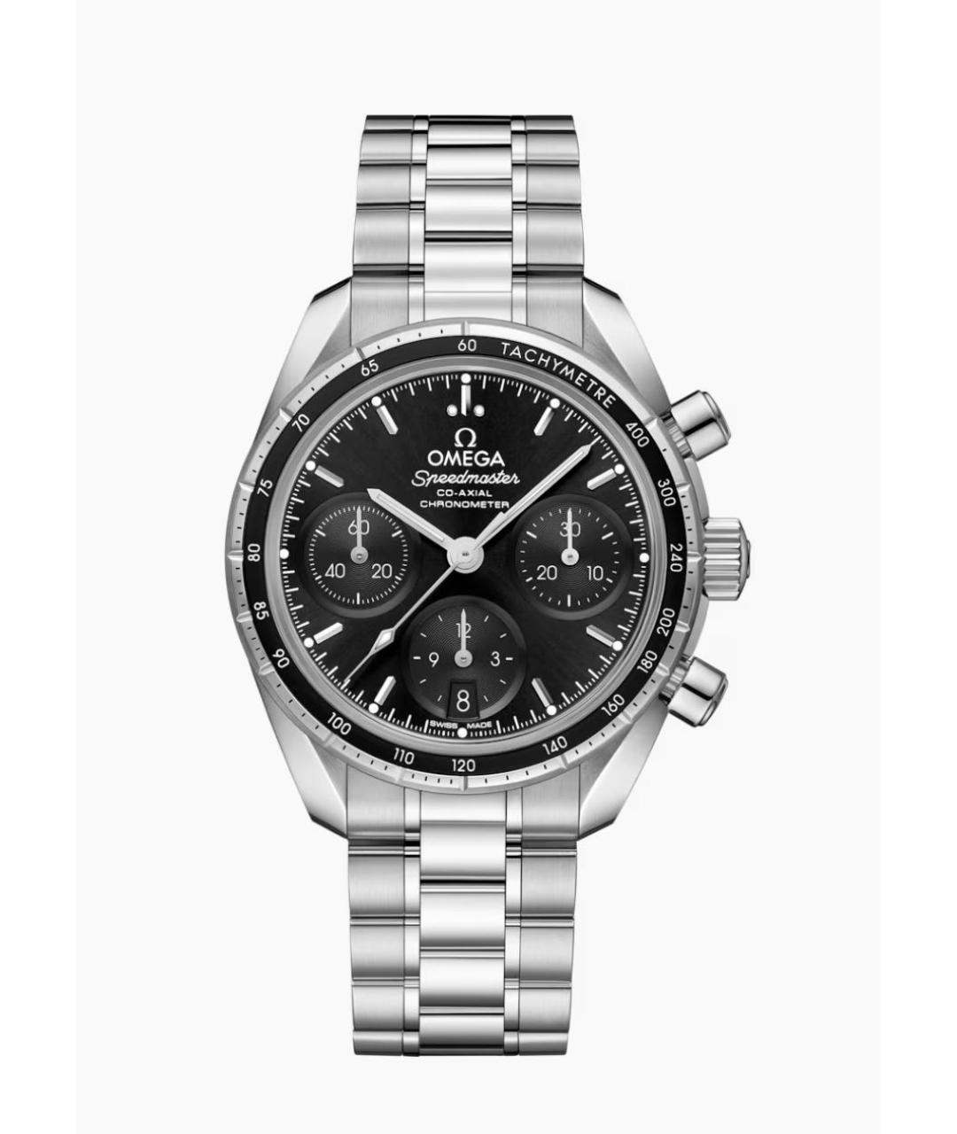OMEGA Серебряные стальные часы, фото 9