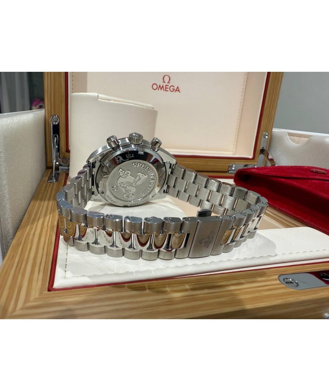 OMEGA Серебряные стальные часы, фото 3