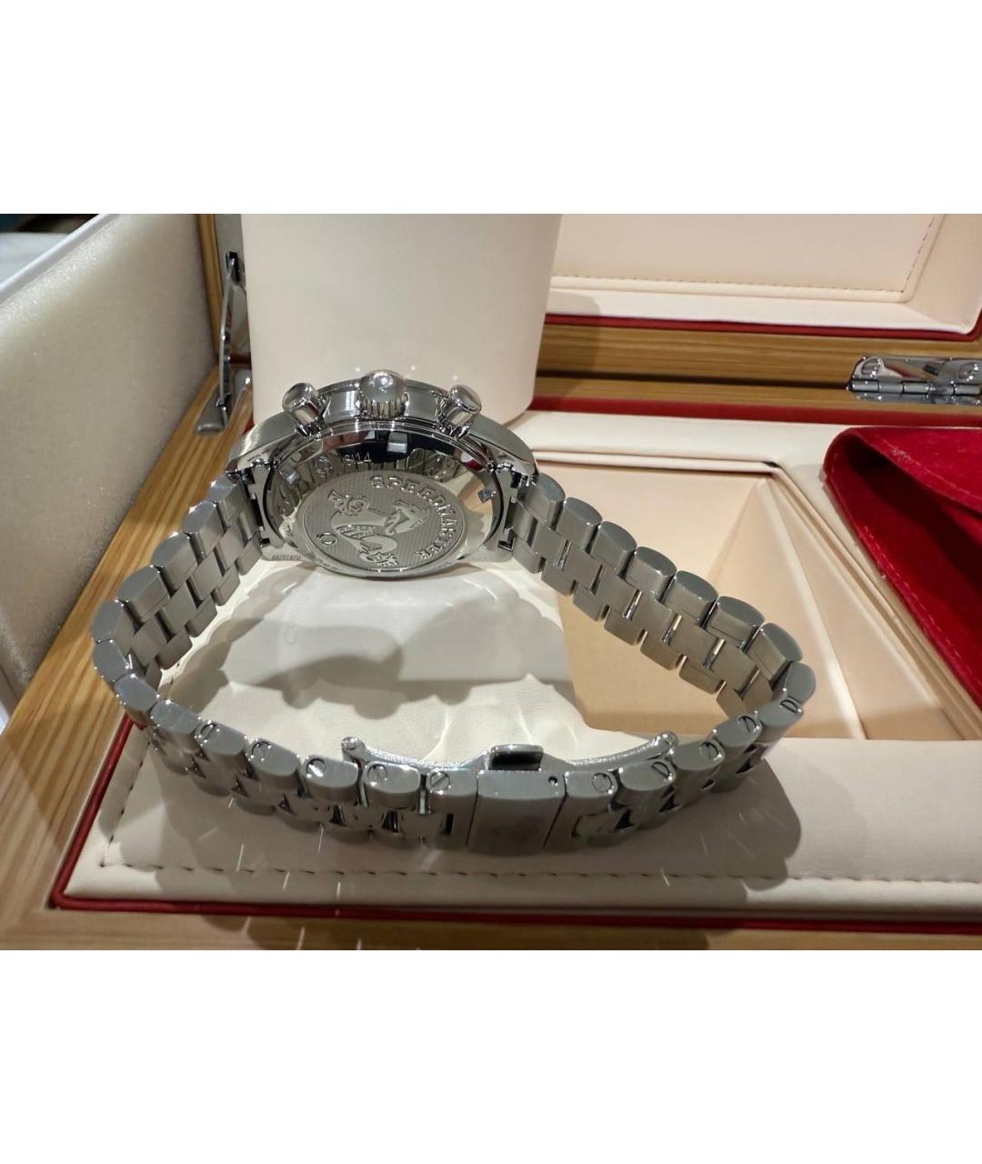 OMEGA Серебряные стальные часы, фото 2
