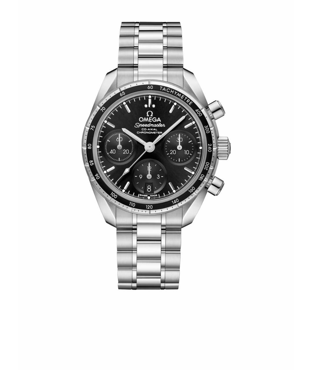OMEGA Серебряные стальные часы, фото 1