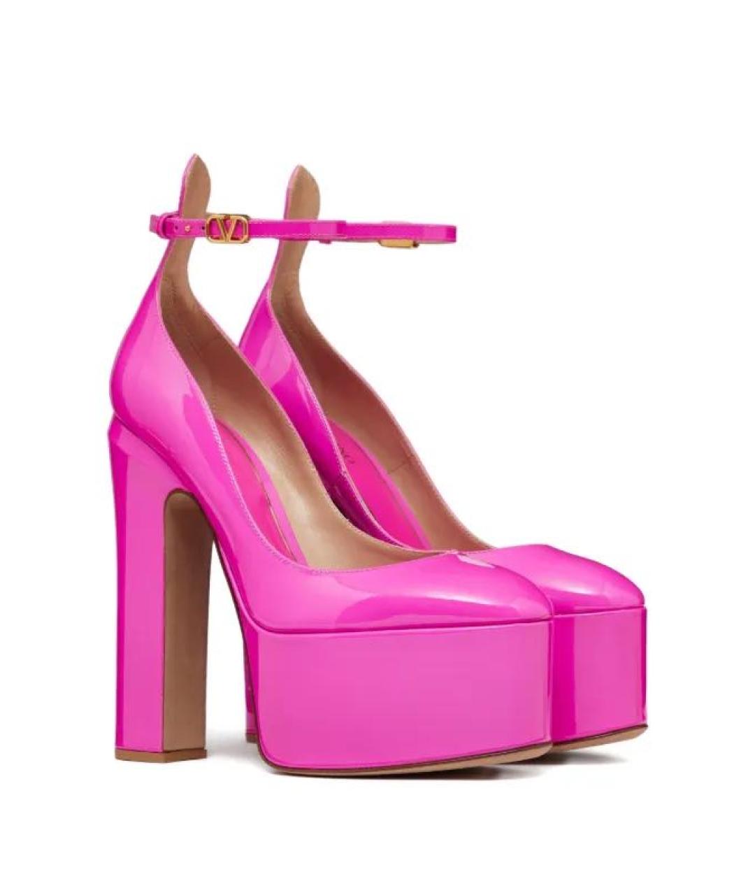 VALENTINO Фуксия туфли из лакированной кожи, фото 2