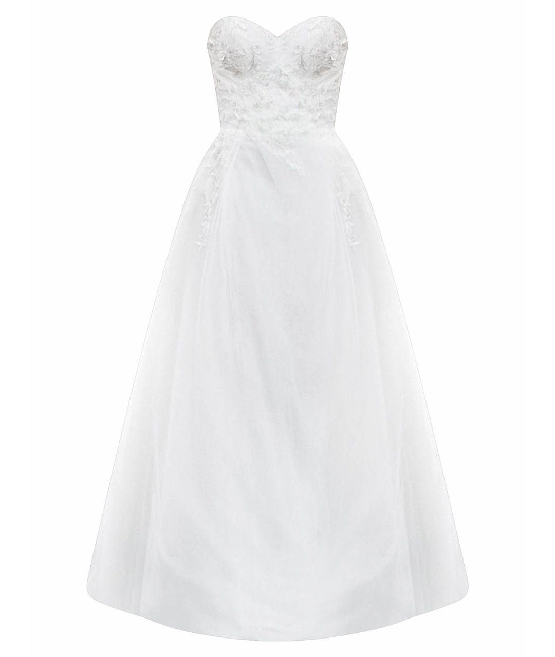 MONIQUE LHUILLIER Белое свадебное платье, фото 1