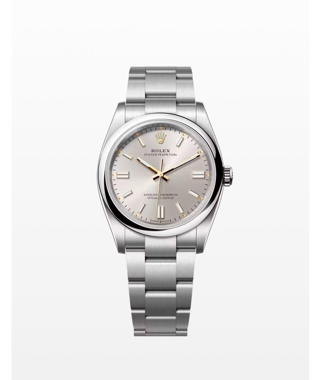 ROLEX Серебряные металлические часы, фото 3