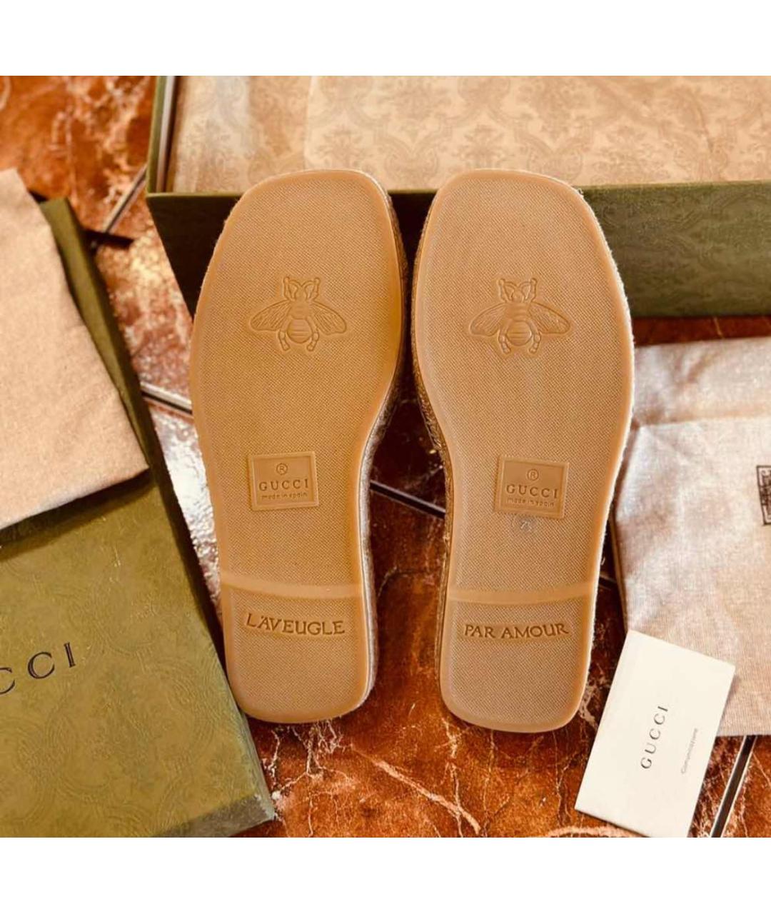 GUCCI Мульти шлепанцы, фото 4