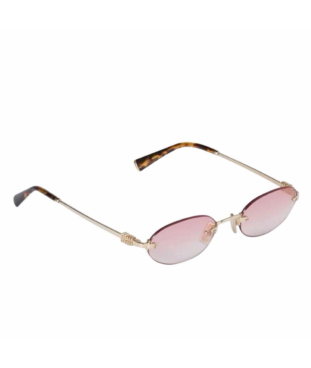 MIU MIU Мульти металлические солнцезащитные очки, фото 5