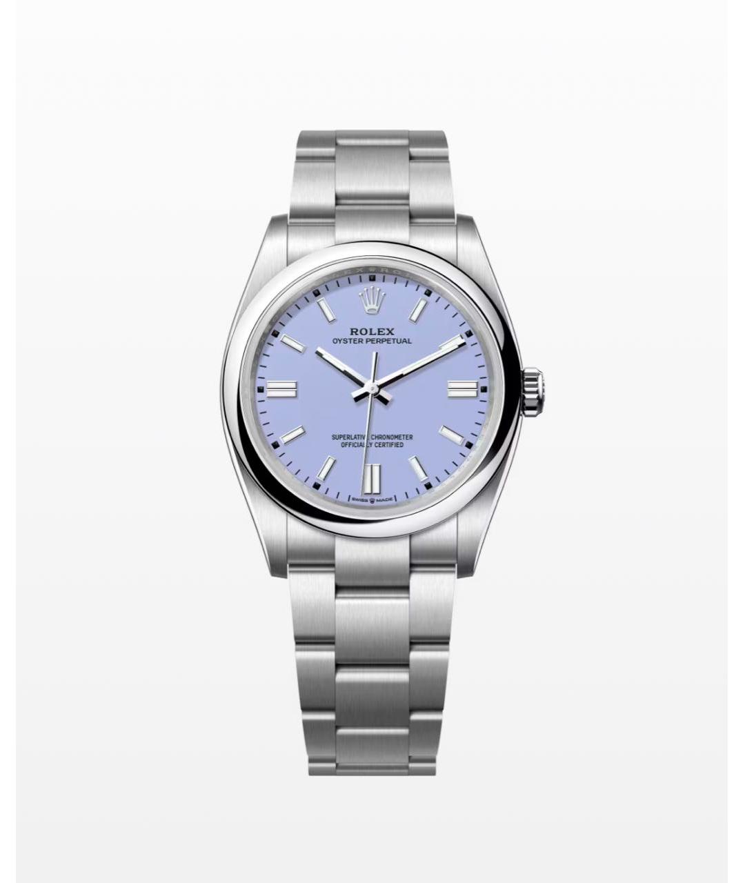 ROLEX Фиолетовые металлические часы, фото 3