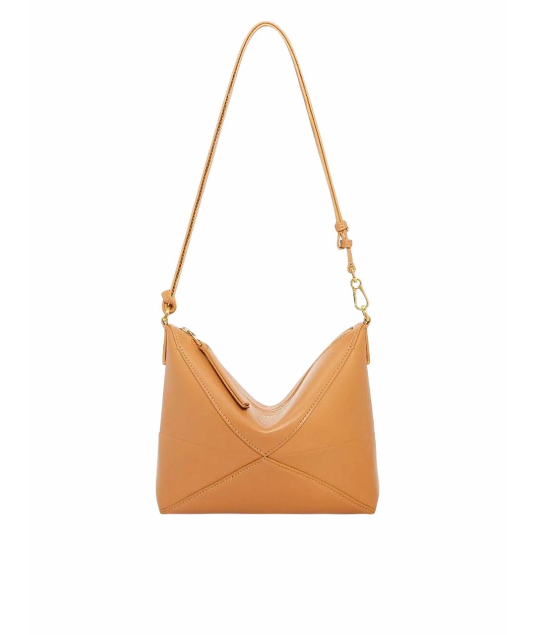 LOEWE Оранжевая кожаная сумка через плечо, фото 1