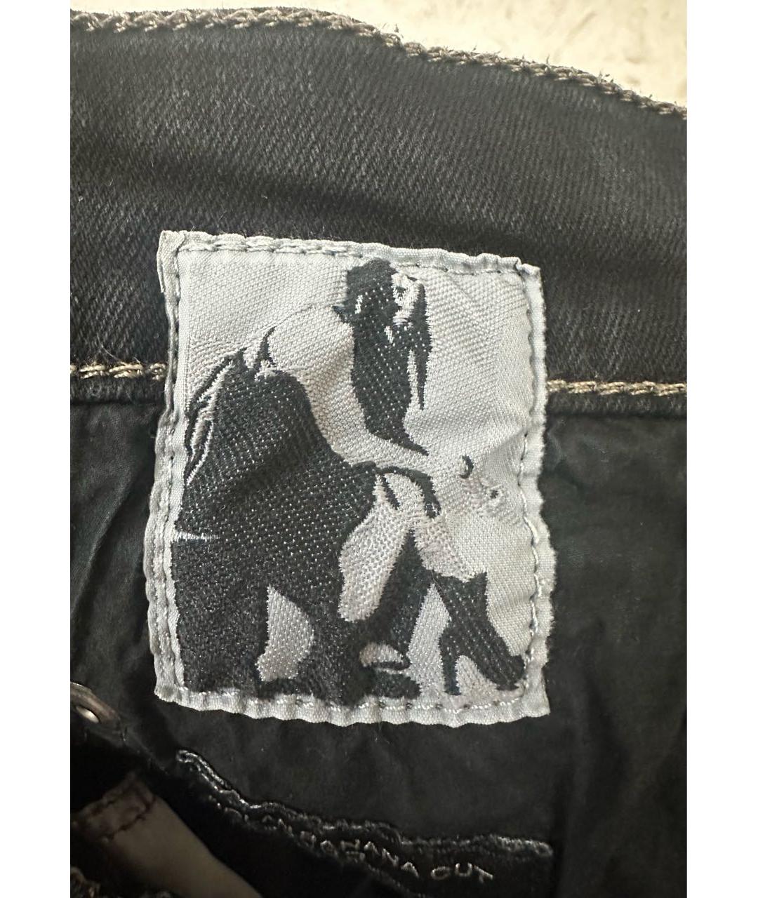 RICK OWENS DRKSHDW Черные хлопковые джинсы, фото 5