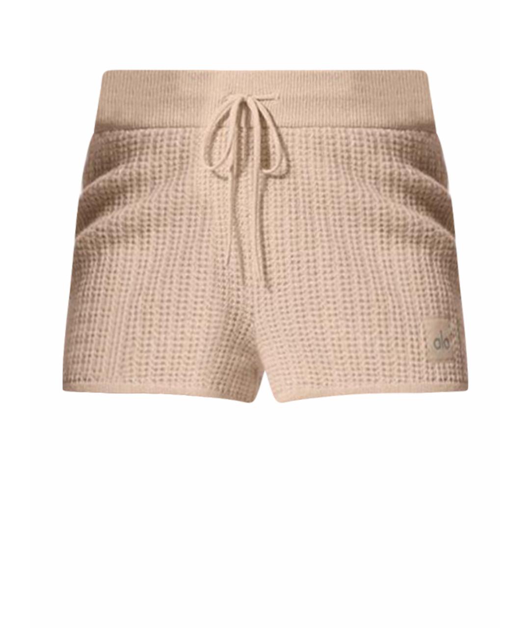 ALO YOGA Бежевые спортивные брюки и шорты, фото 1