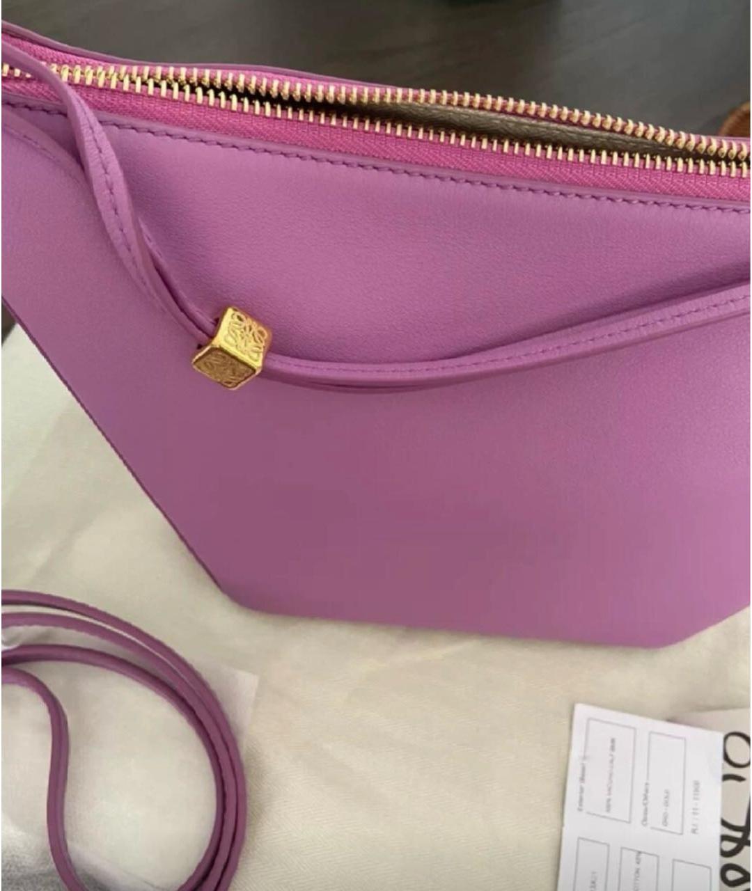 LOEWE Розовая кожаная сумка через плечо, фото 4