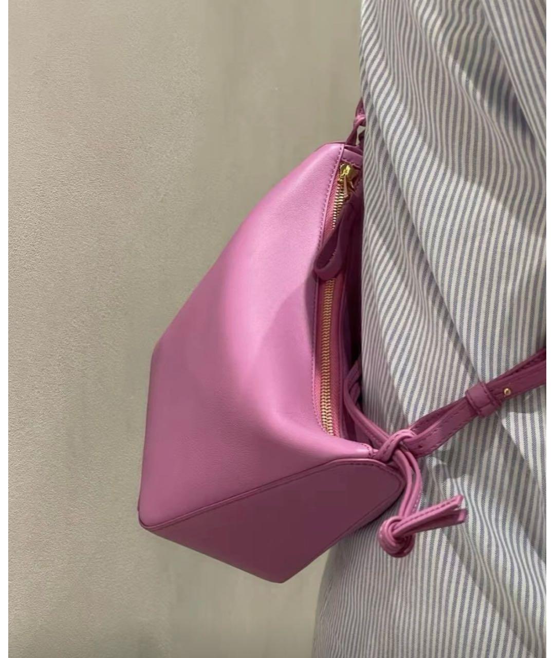 LOEWE Розовая кожаная сумка через плечо, фото 2