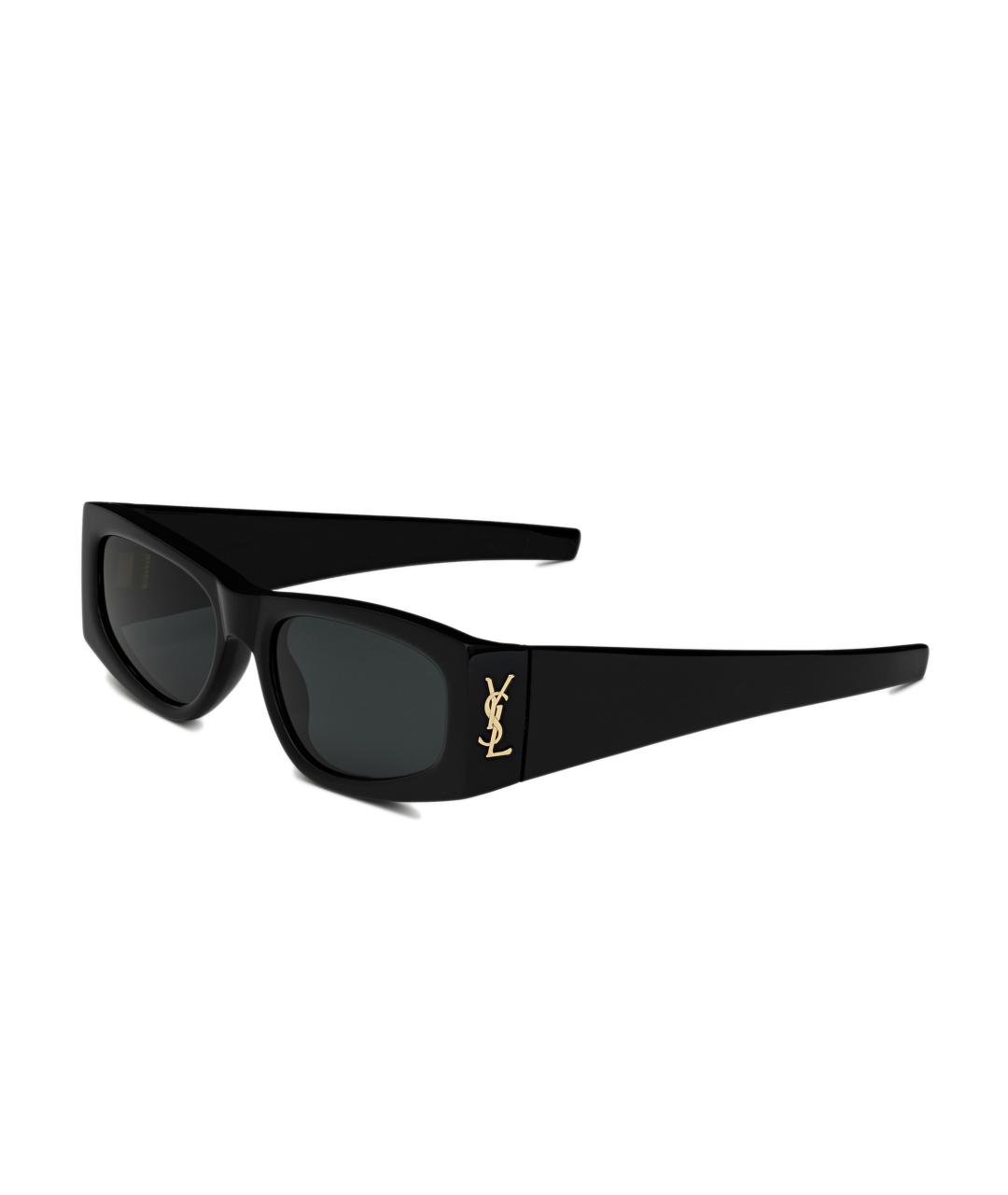 SAINT LAURENT Черные солнцезащитные очки, фото 1