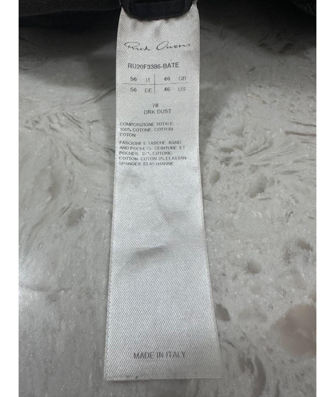 RICK OWENS Хлопковые шорты, фото 5