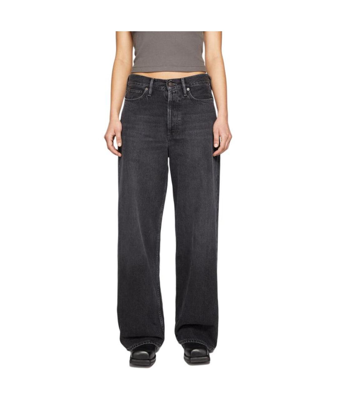 ACNE STUDIOS Черные прямые джинсы, фото 2