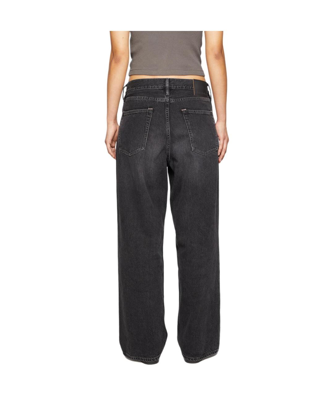ACNE STUDIOS Черные прямые джинсы, фото 3