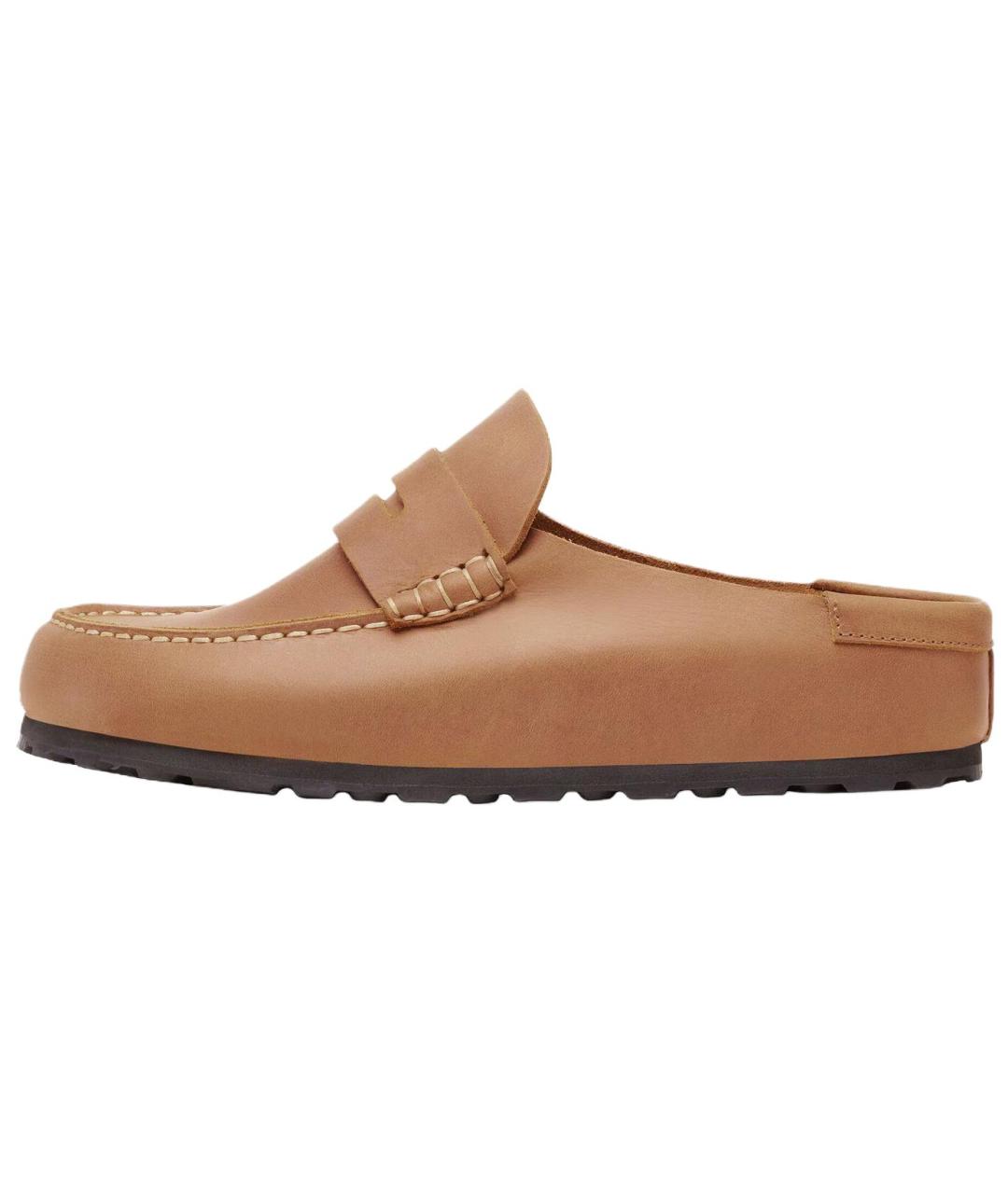 BIRKENSTOCK Коричневые кожаные мюли, фото 6