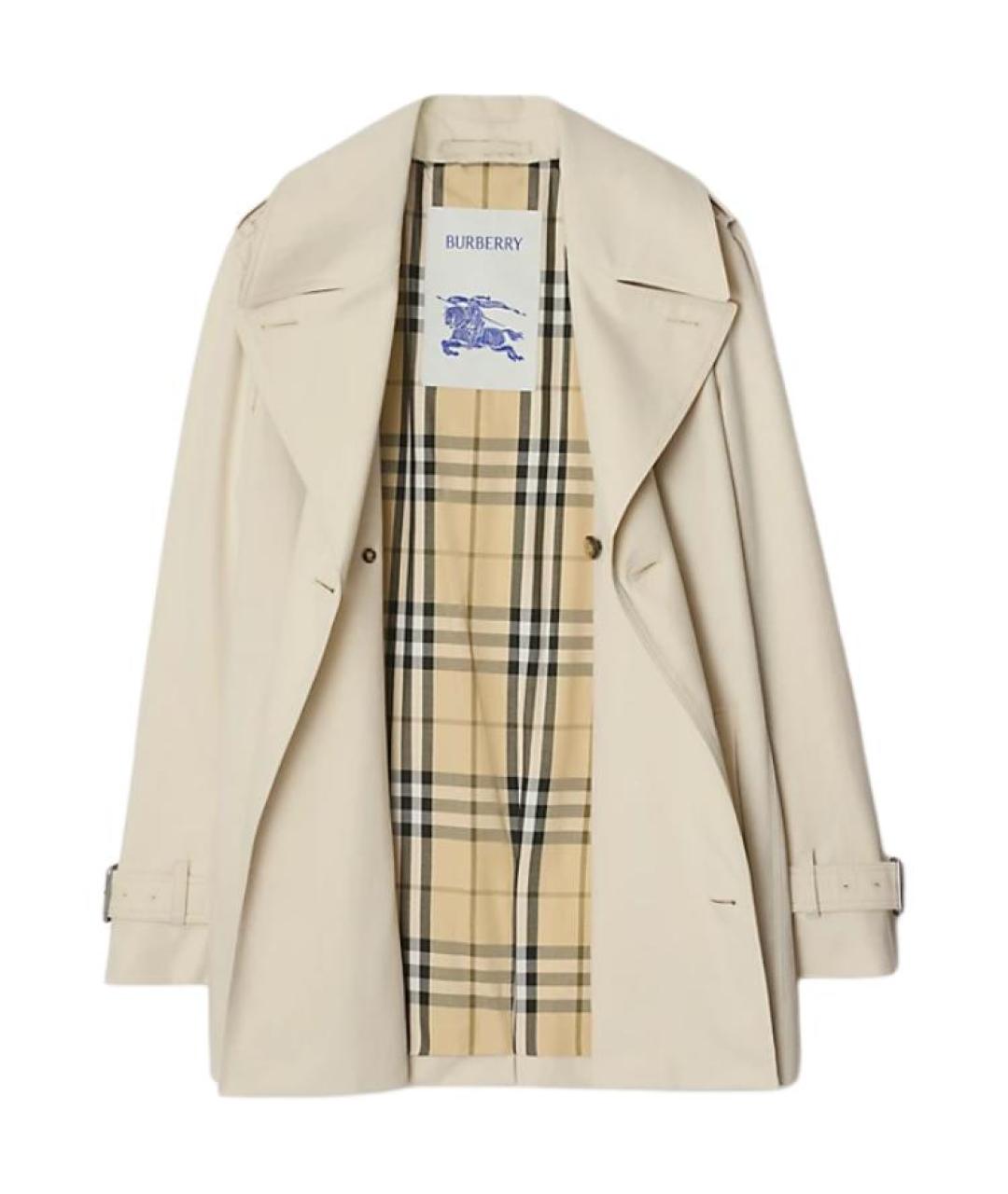 BURBERRY Бежевый тренч/плащ, фото 2