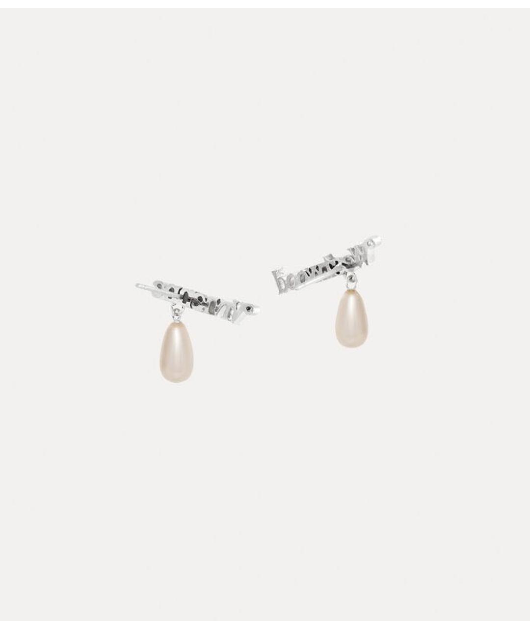 VIVIENNE WESTWOOD Серебряные латунные серьги, фото 2