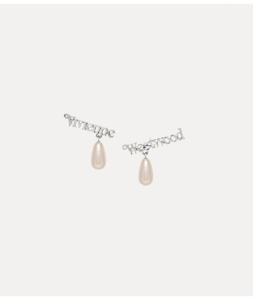 VIVIENNE WESTWOOD Серебряные латунные серьги, фото 4