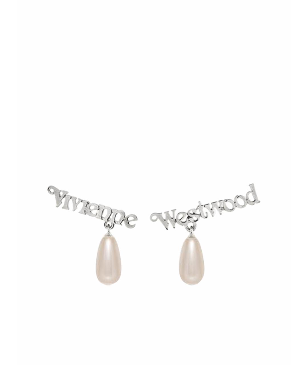 VIVIENNE WESTWOOD Серебряные латунные серьги, фото 1