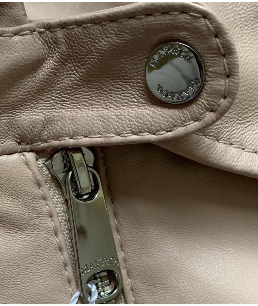 MAX MARA Бежевая кожаная куртка, фото 5