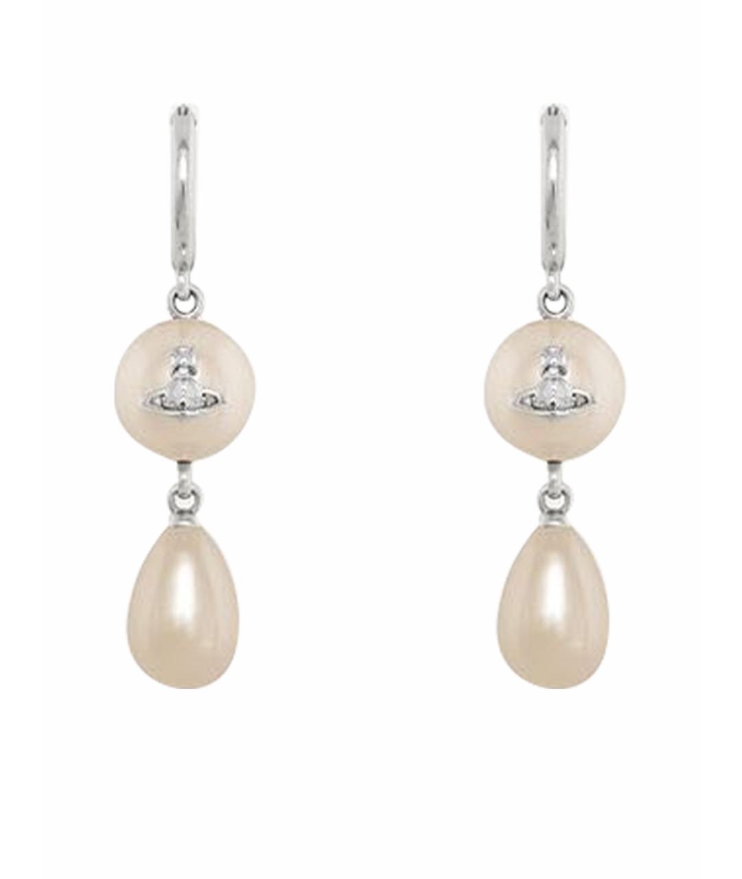 VIVIENNE WESTWOOD Серебряные латунные серьги, фото 1