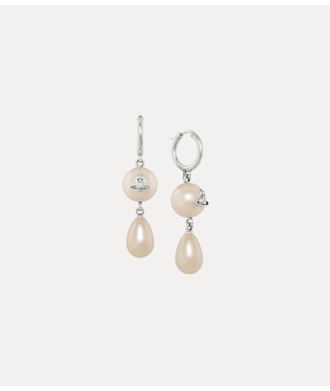 VIVIENNE WESTWOOD Серебряные латунные серьги, фото 3
