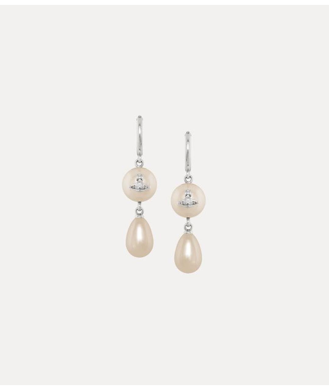 VIVIENNE WESTWOOD Серебряные латунные серьги, фото 5