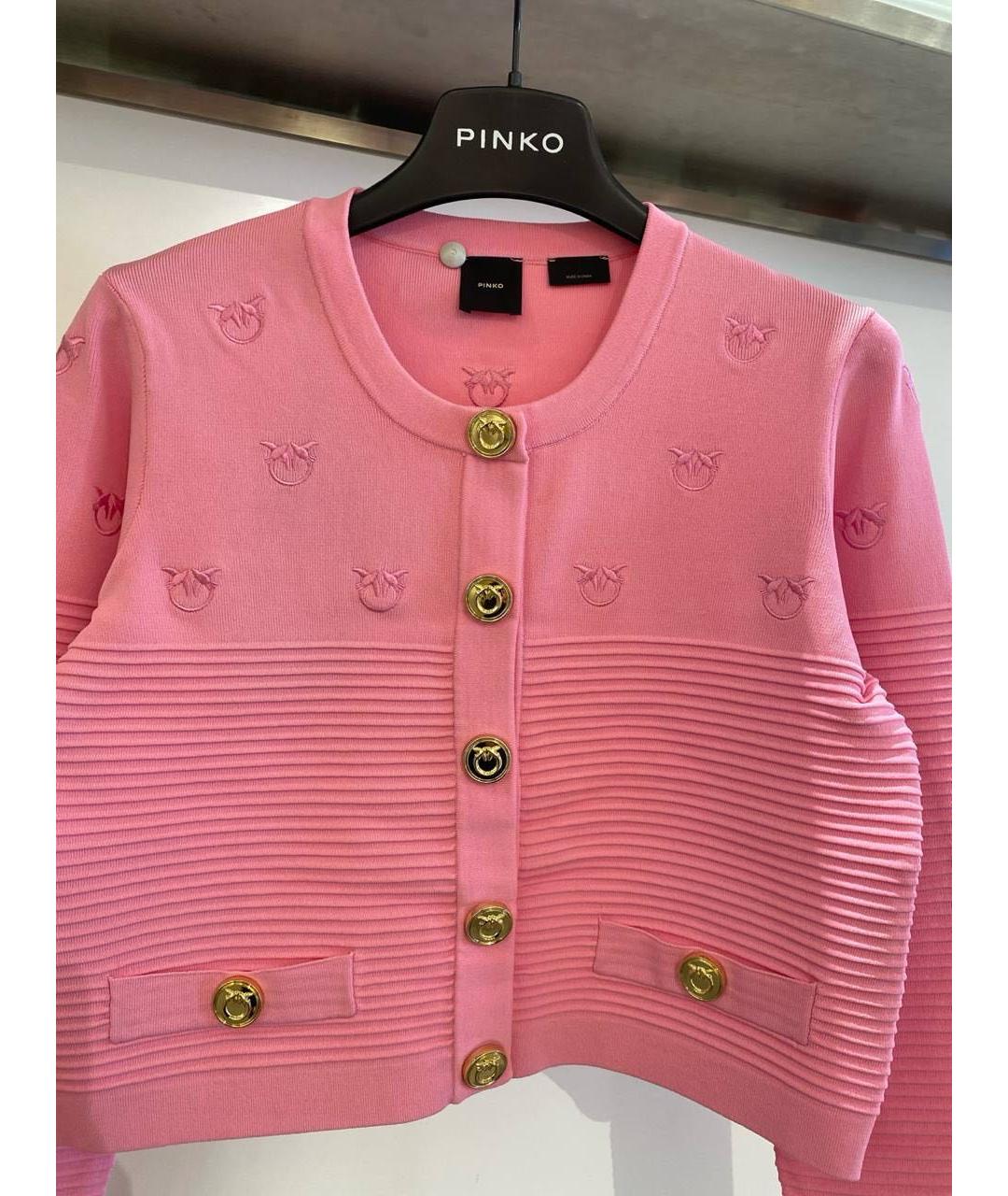 PINKO Розовый кардиган, фото 2