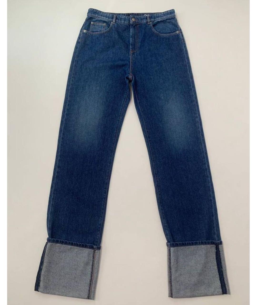 SPORTMAX Синие прямые джинсы, фото 9