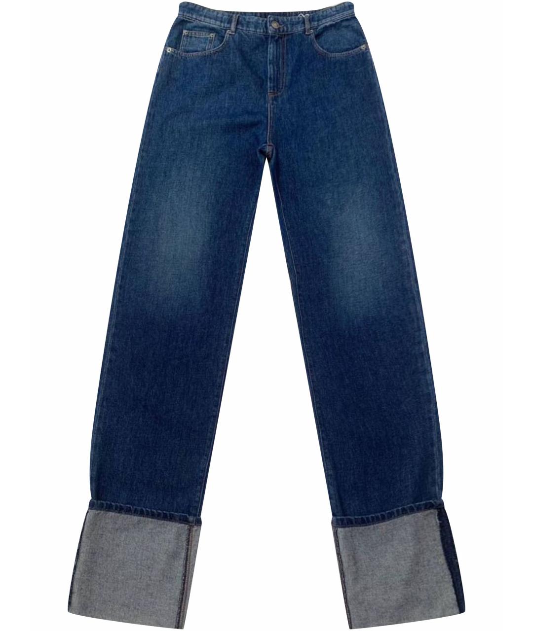 SPORTMAX Синие прямые джинсы, фото 1