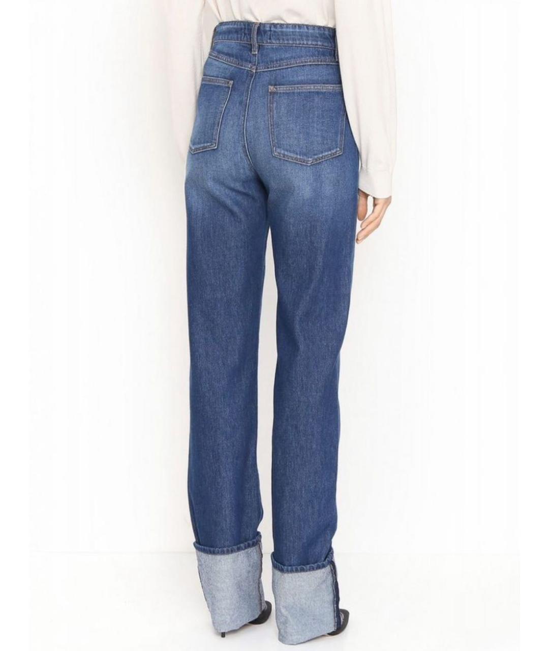 SPORTMAX Синие прямые джинсы, фото 2