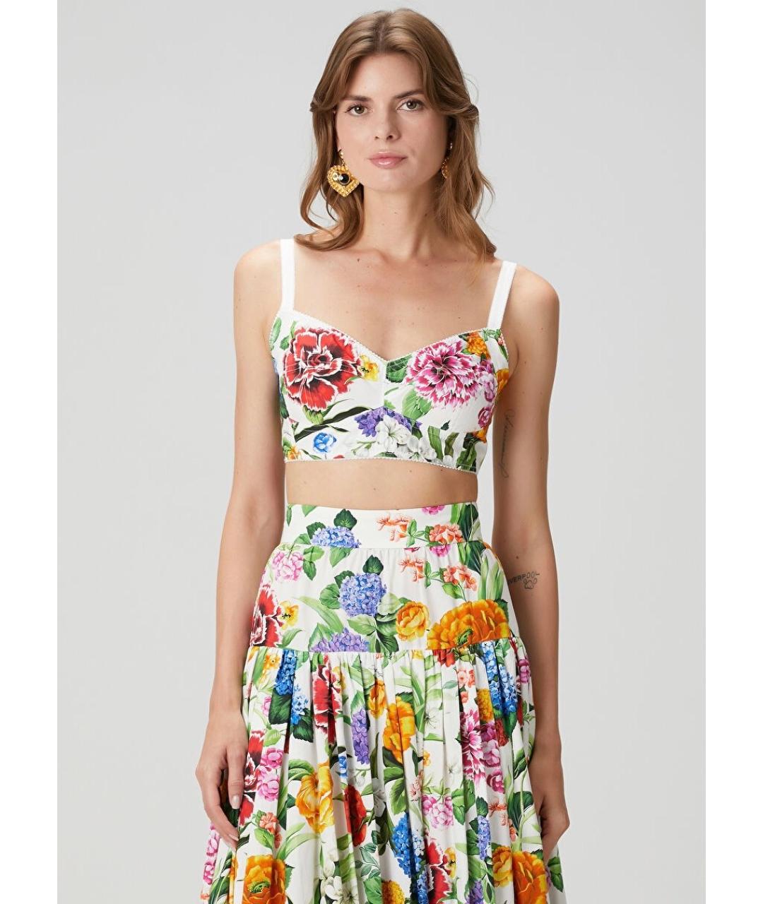 DOLCE&GABBANA Мульти майка, фото 8