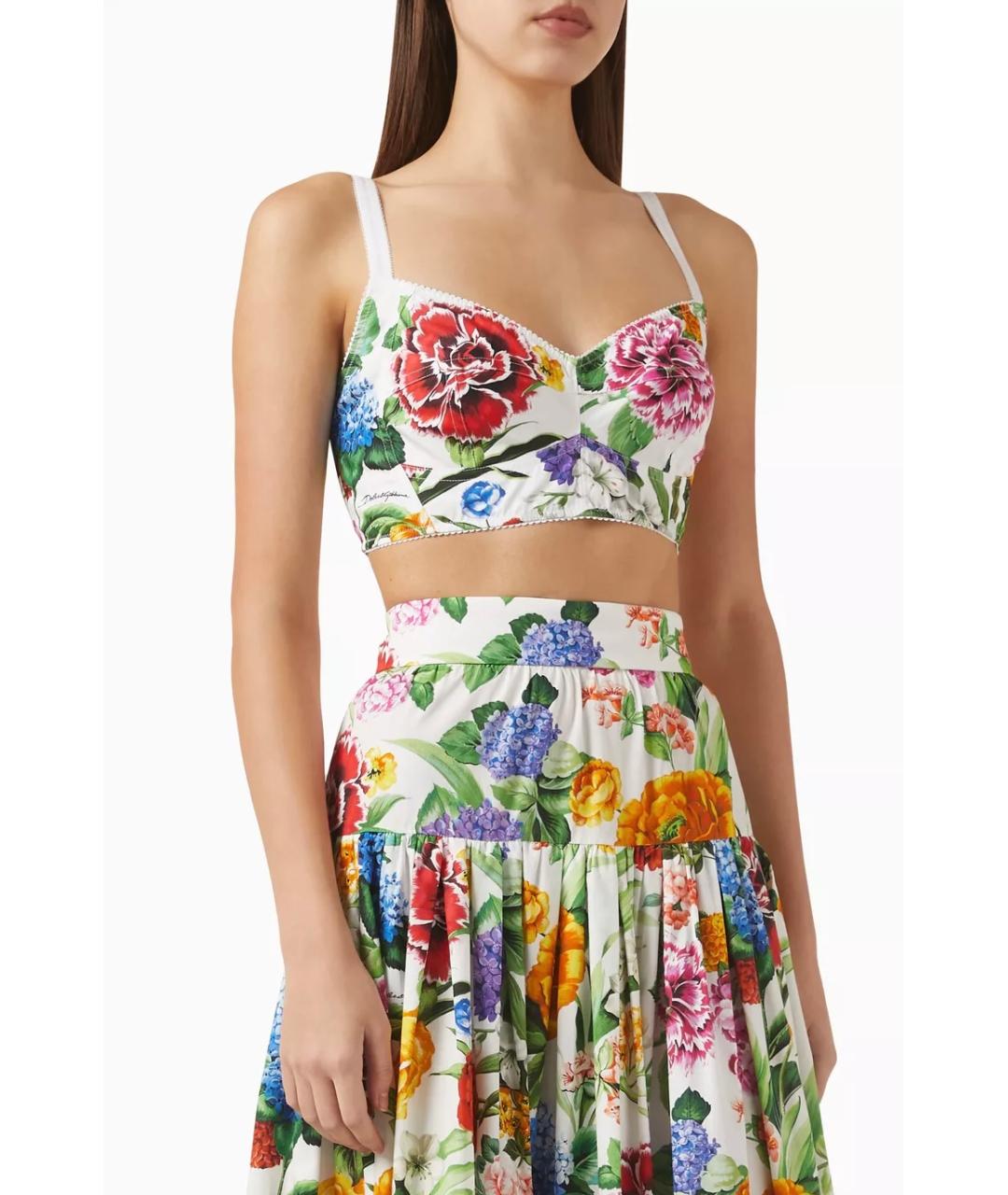 DOLCE&GABBANA Мульти майка, фото 5
