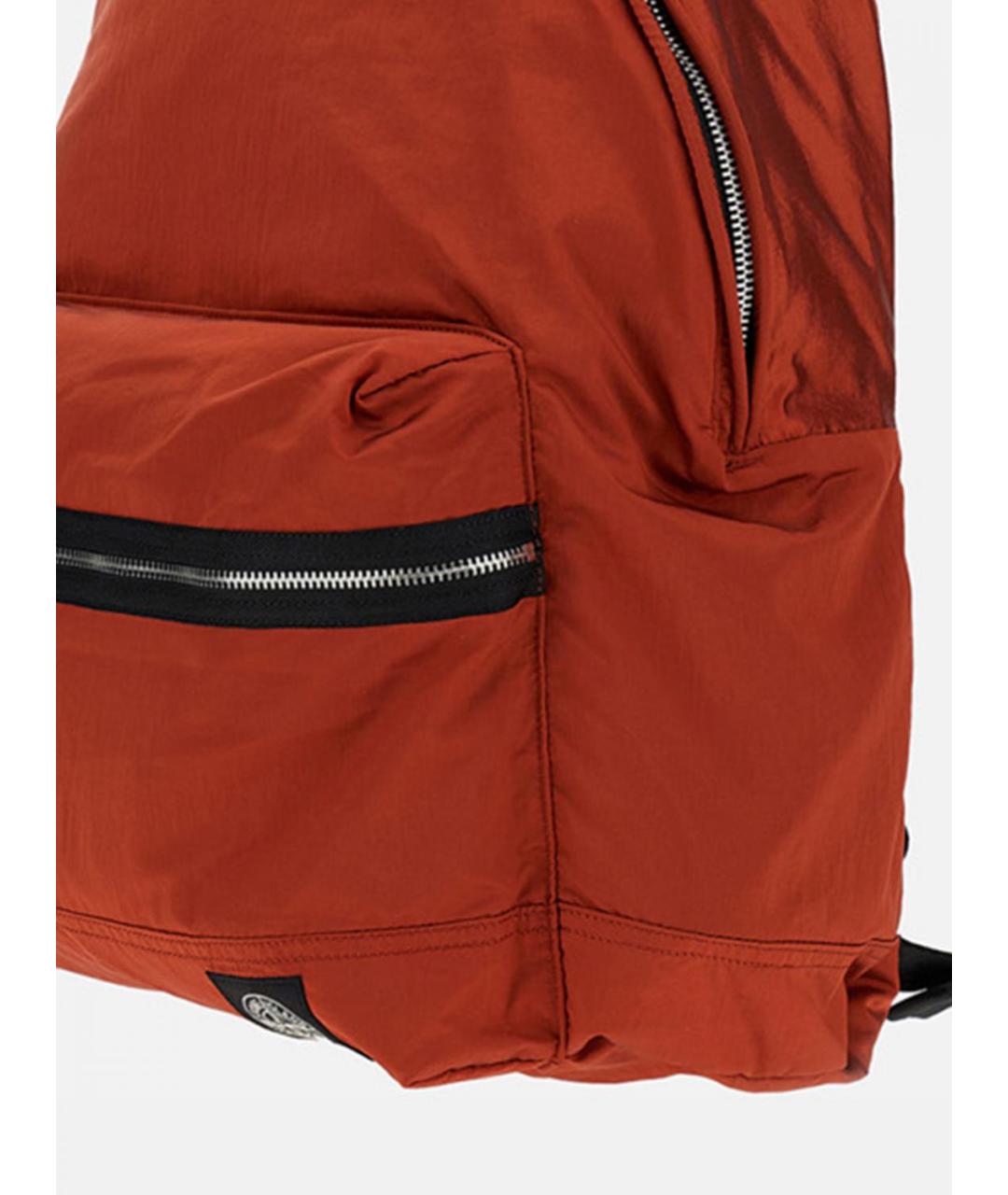 STONE ISLAND Красный синтетический рюкзак, фото 3