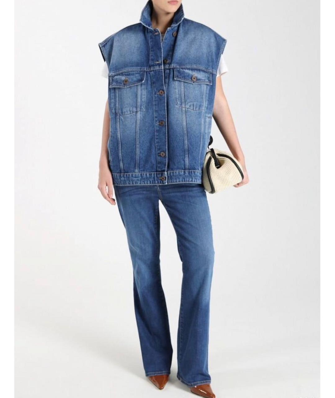 MAX MARA Синий жилет, фото 8