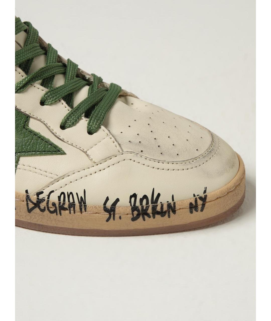 GOLDEN GOOSE DELUXE BRAND Мульти кожаные низкие кроссовки / кеды, фото 4