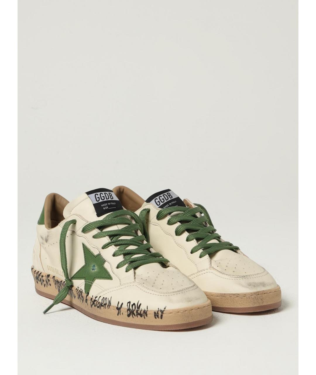 GOLDEN GOOSE DELUXE BRAND Мульти кожаные низкие кроссовки / кеды, фото 2