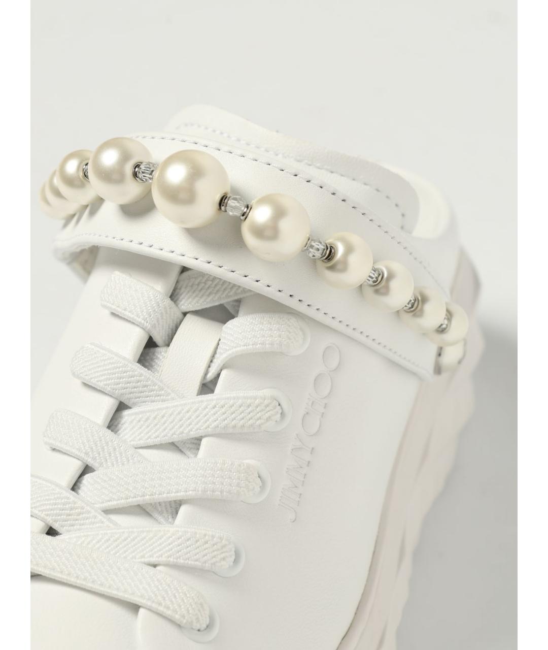 JIMMY CHOO Белые сандалии, фото 4