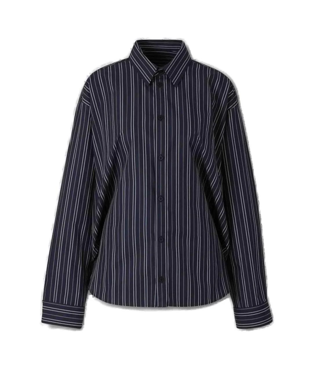 BALENCIAGA Фиолетовая хлопковая рубашка, фото 1