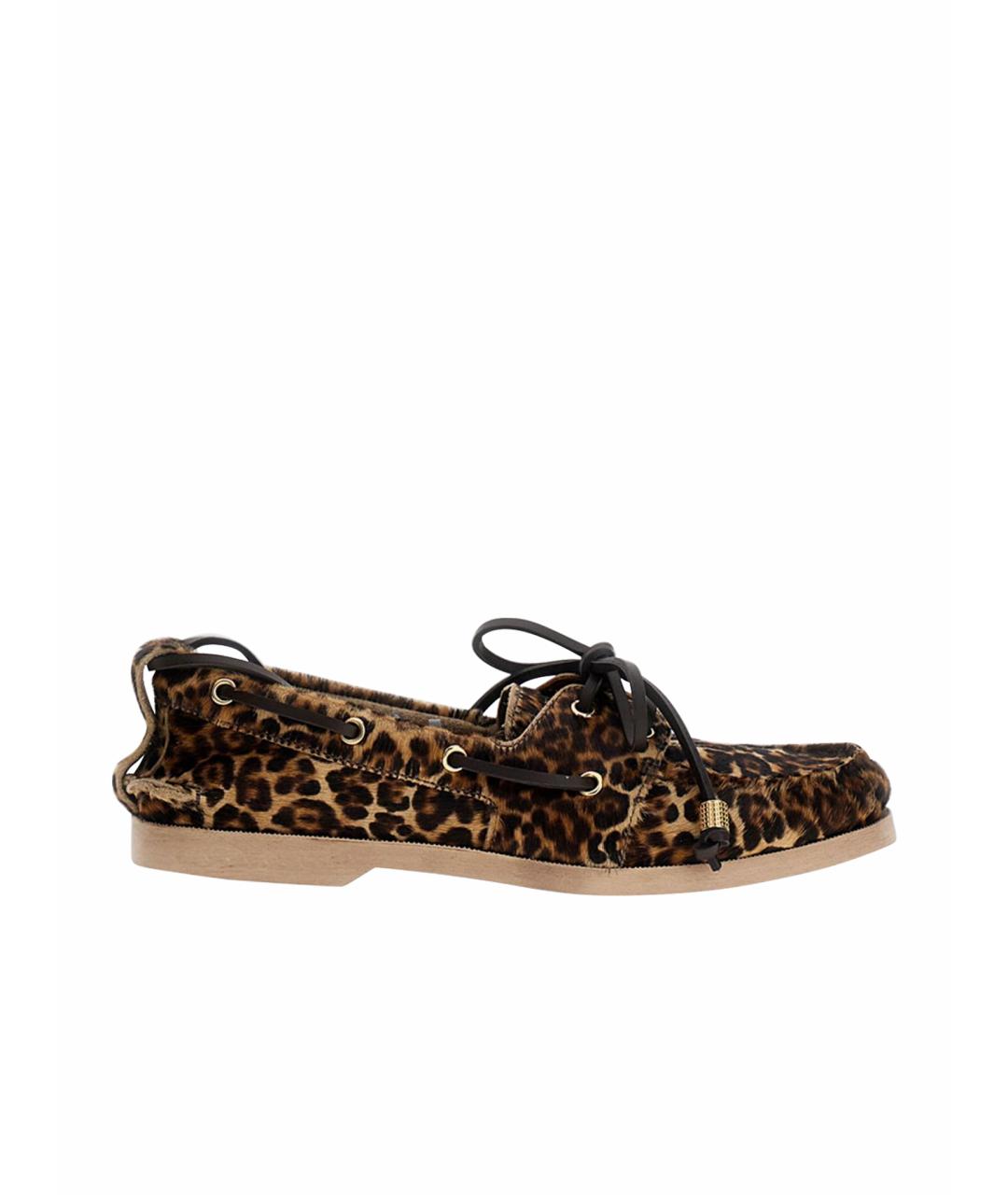 GOLDEN GOOSE DELUXE BRAND Мульти кожаные лоферы, фото 1