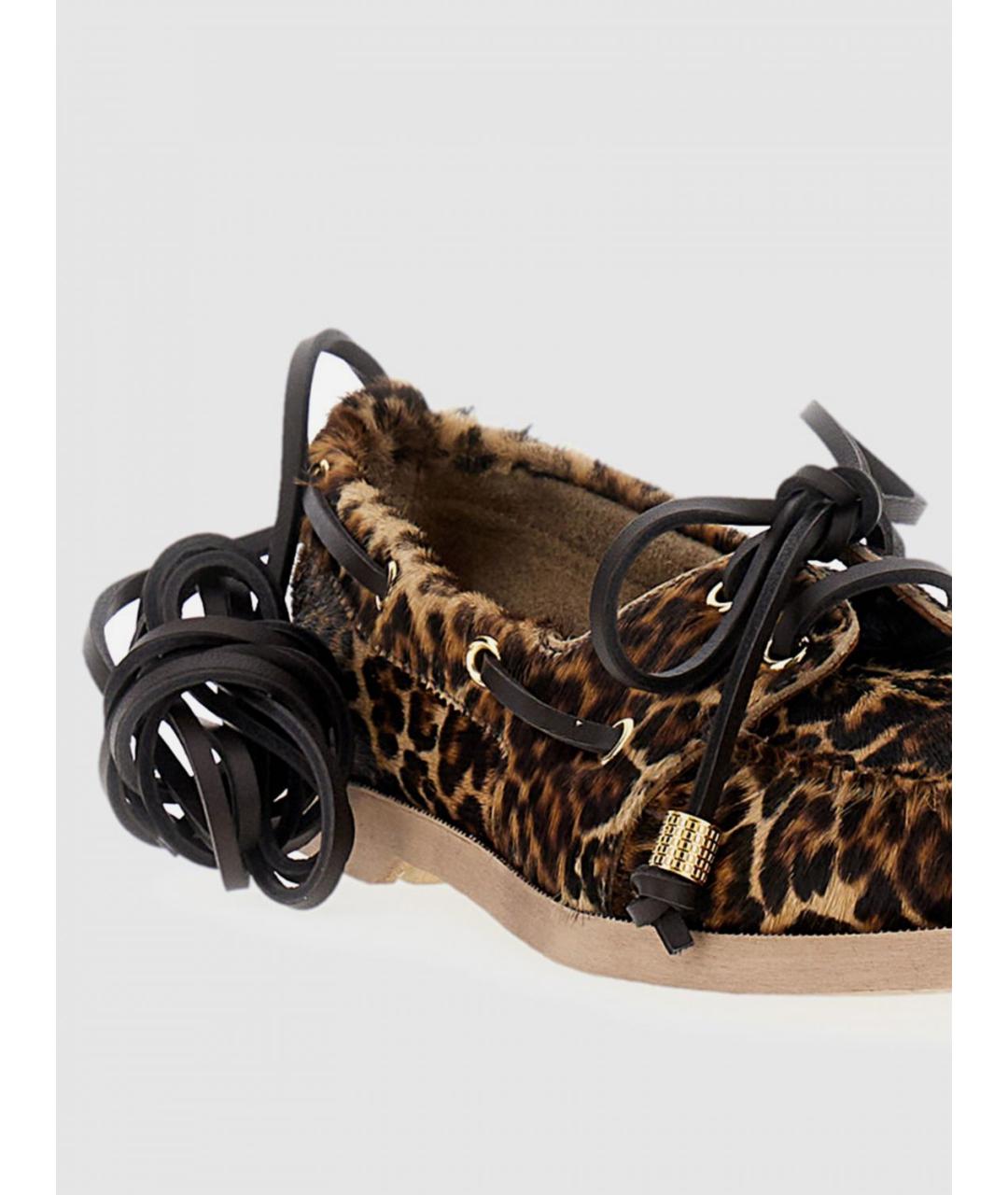 GOLDEN GOOSE DELUXE BRAND Мульти кожаные лоферы, фото 4